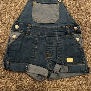 Seven For All Mankind Toddler Girls Denim Shortails Size 18 Months